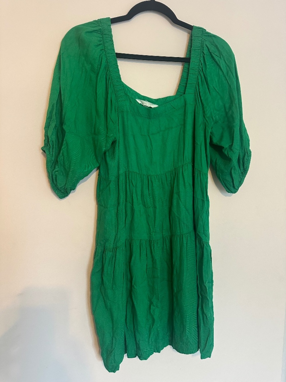 Beyend Words Green Mini Dresss